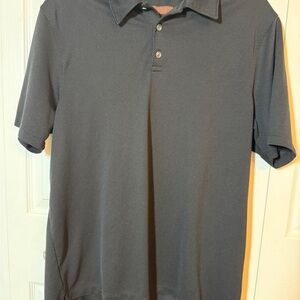 Perry Ellis Charcoal Gray Polo Shirt Size L CM